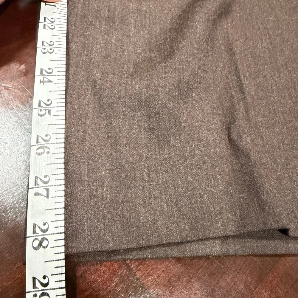 Cricketeer Mens Vintage Pleated Dress Pants Brown Straight Leg Size 42 RN 77219